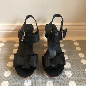 Franco Sarto Black Wedges